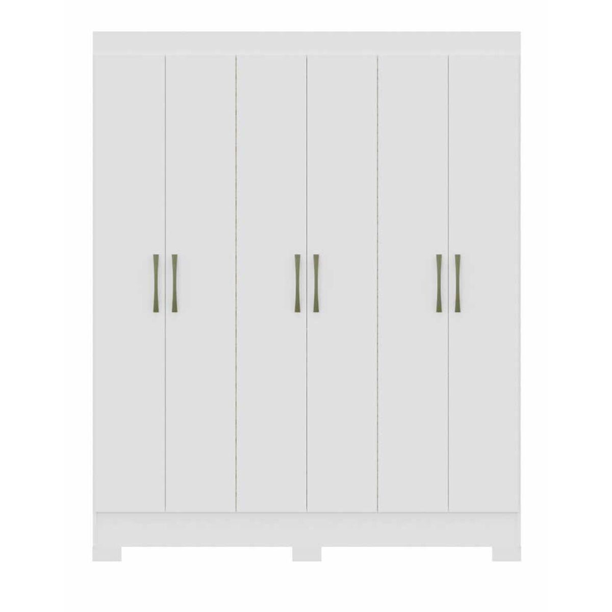 Clóset Vekkahome Roma 6 Puertas 1 Cajón Blanco