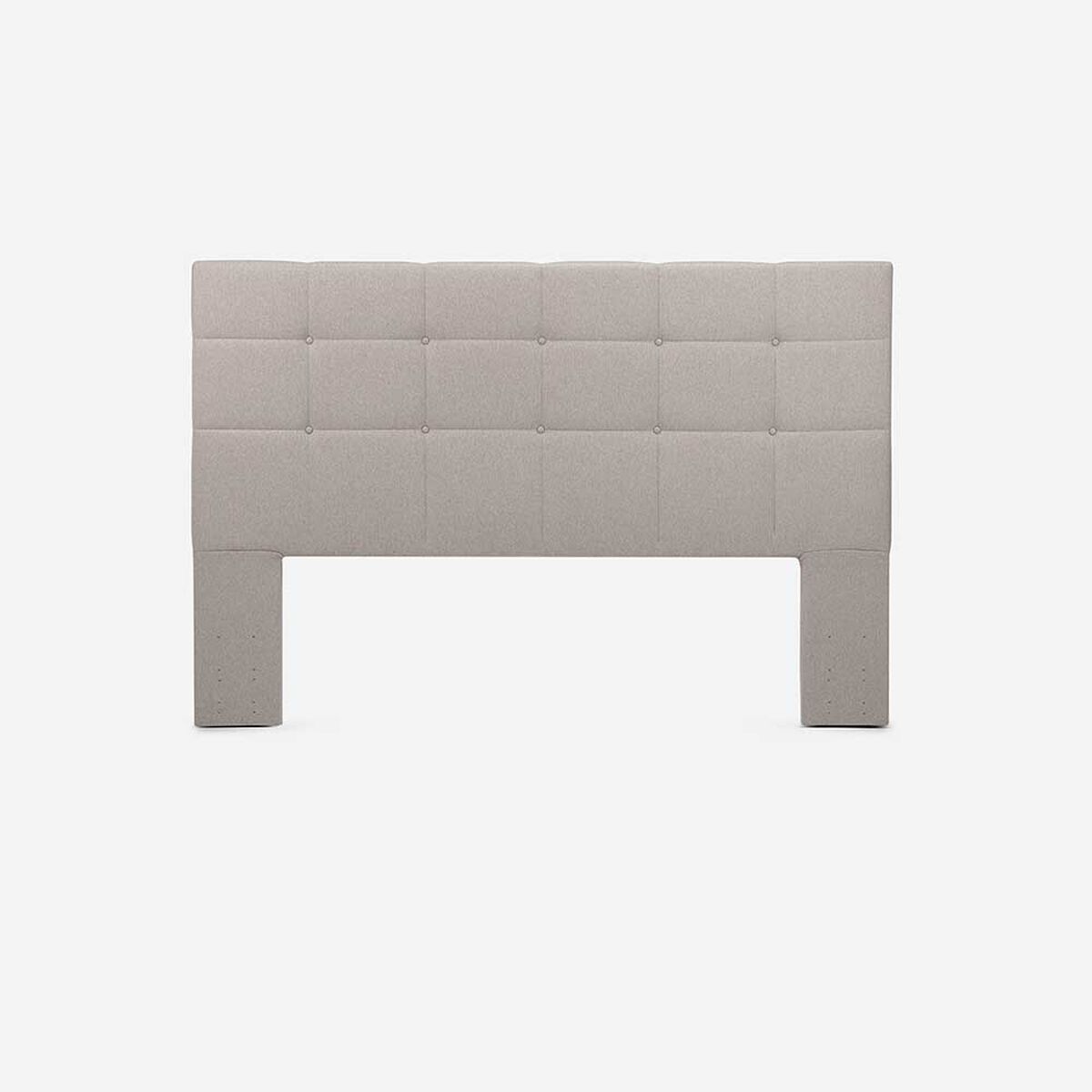 Cama Europea Rosen Base Dividida King Art 4 + Respaldo Niebla
