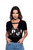 Polera Chocker Mujer Rock Caviar