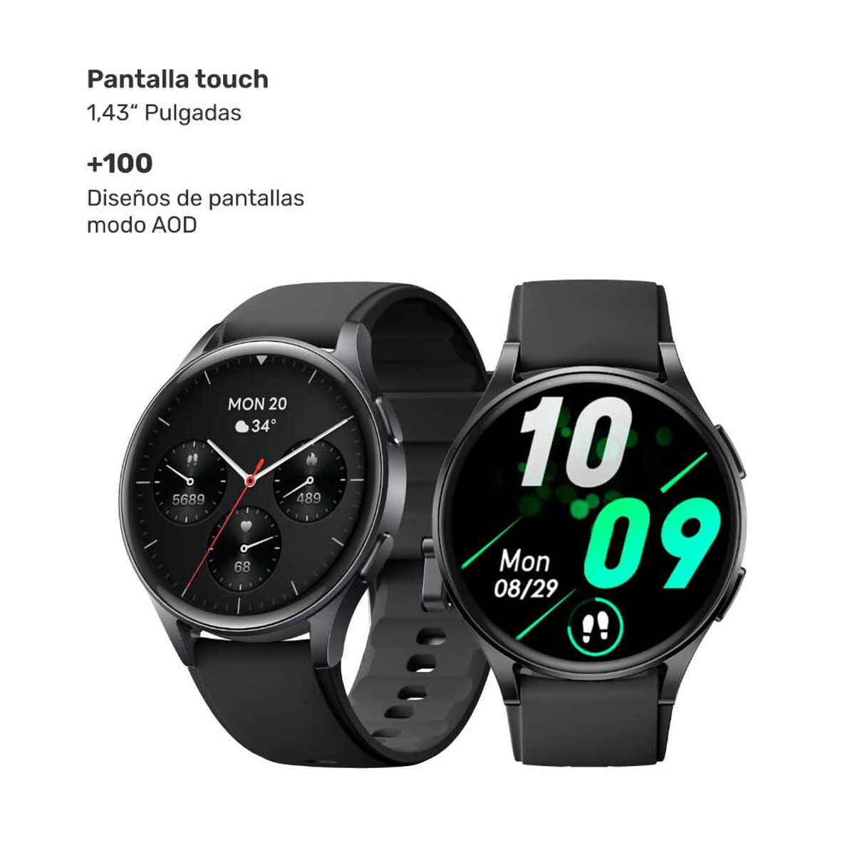 Smartwach Lhotse Vibe 05 45mm Negro