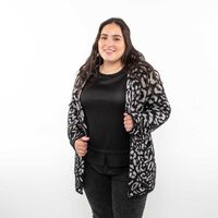 Cárdigan Mujer Extralindas Negro-Pri