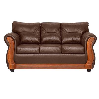 Sofá Black Factory Toronto 3 Cuerpos Chocolate