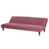 Futón Latam Home Turin Velvet 3 Cuerpos Palo Rosa