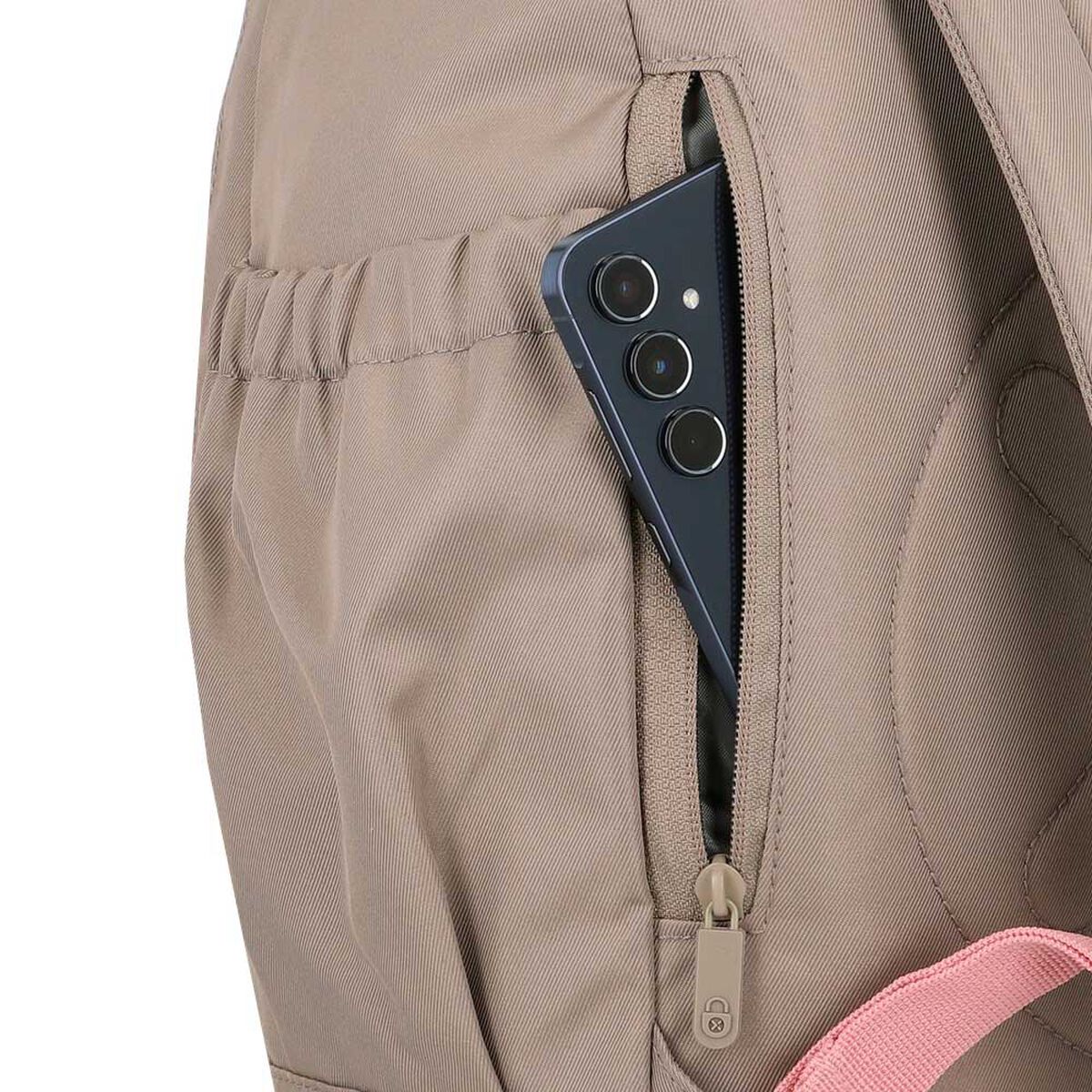 Mochila Notebook Xtrem Monroe 6XT Beige/Rosado 15"