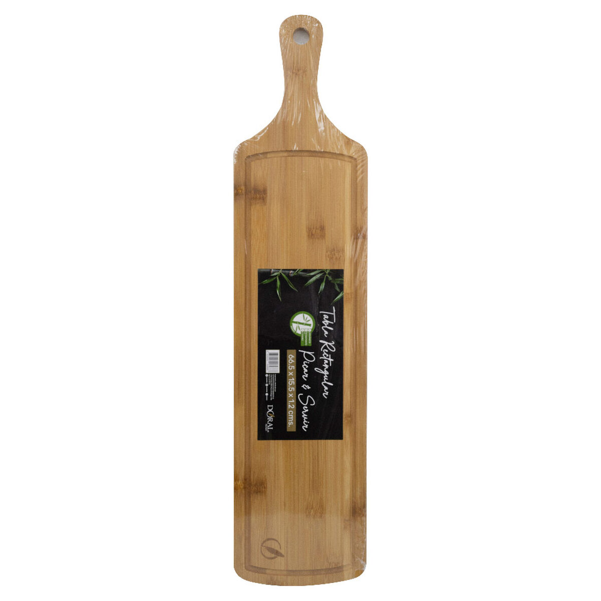 Tabla Picar/Servir Doral Bamboo Rectangular 66x15 cm