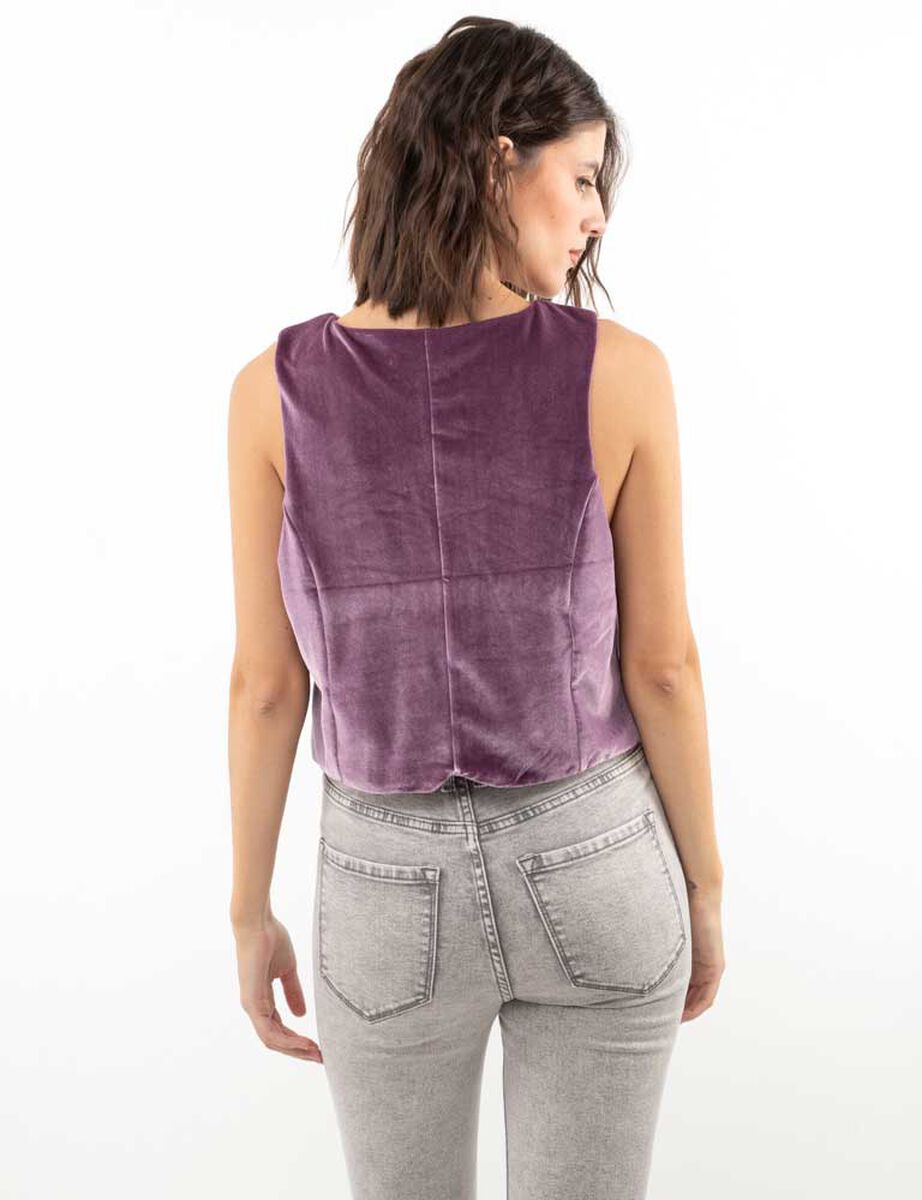 Blazer Gillette Terciopelo Plush Mujer Zibel