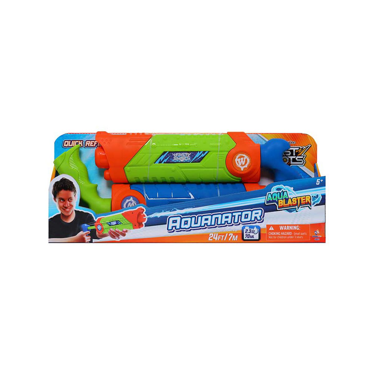 2 Lanzadores De Agua Lanza Hasta 7M (23Ft), Tanque 70Ml (2.3Oz)
