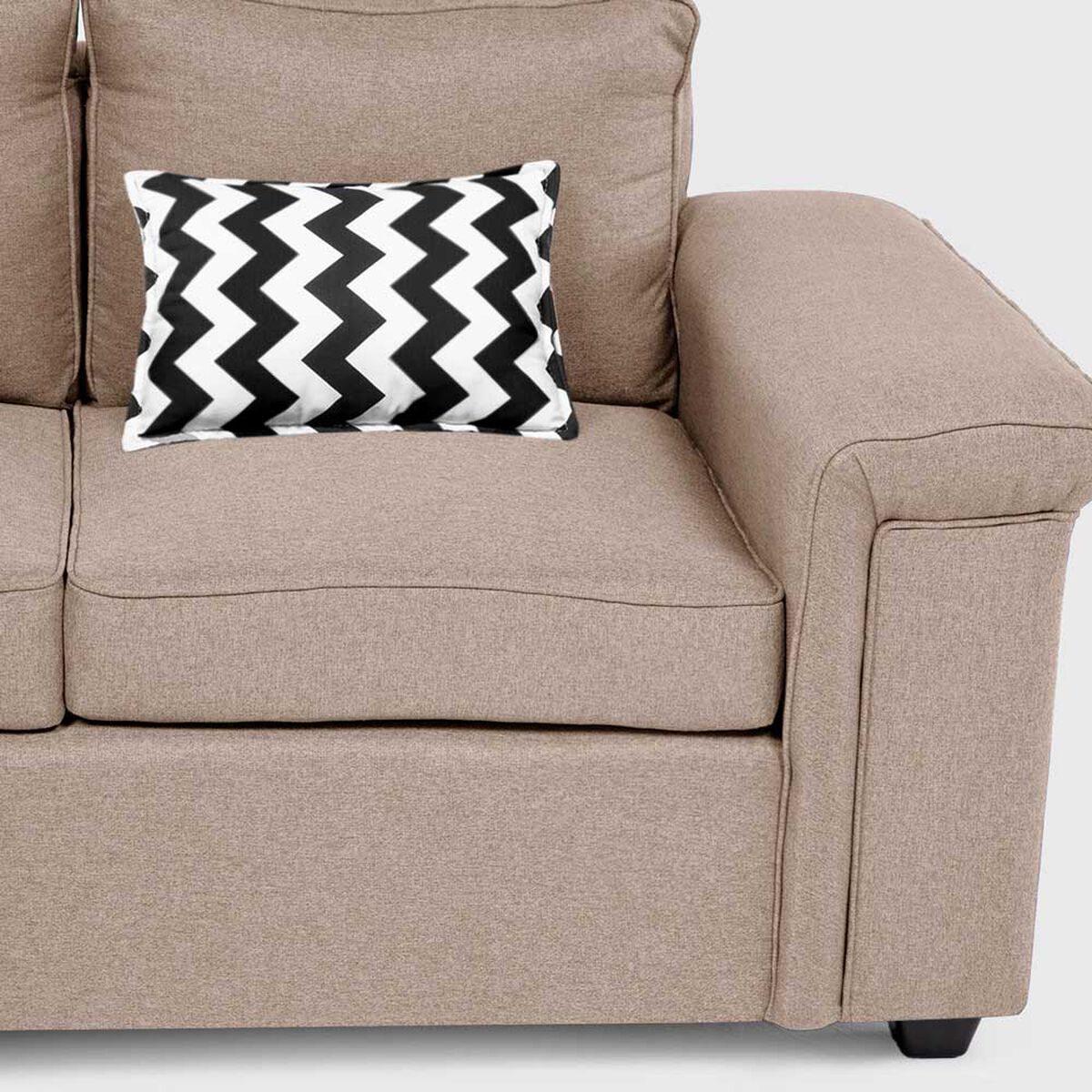 Sof&aacute; Seccional Mons Sicilia 5 Cuerpos Beige