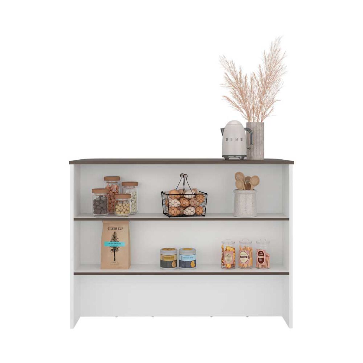 Barra Auxiliar de Cocina Tuhome Fendi Blanco Mqz-Milan