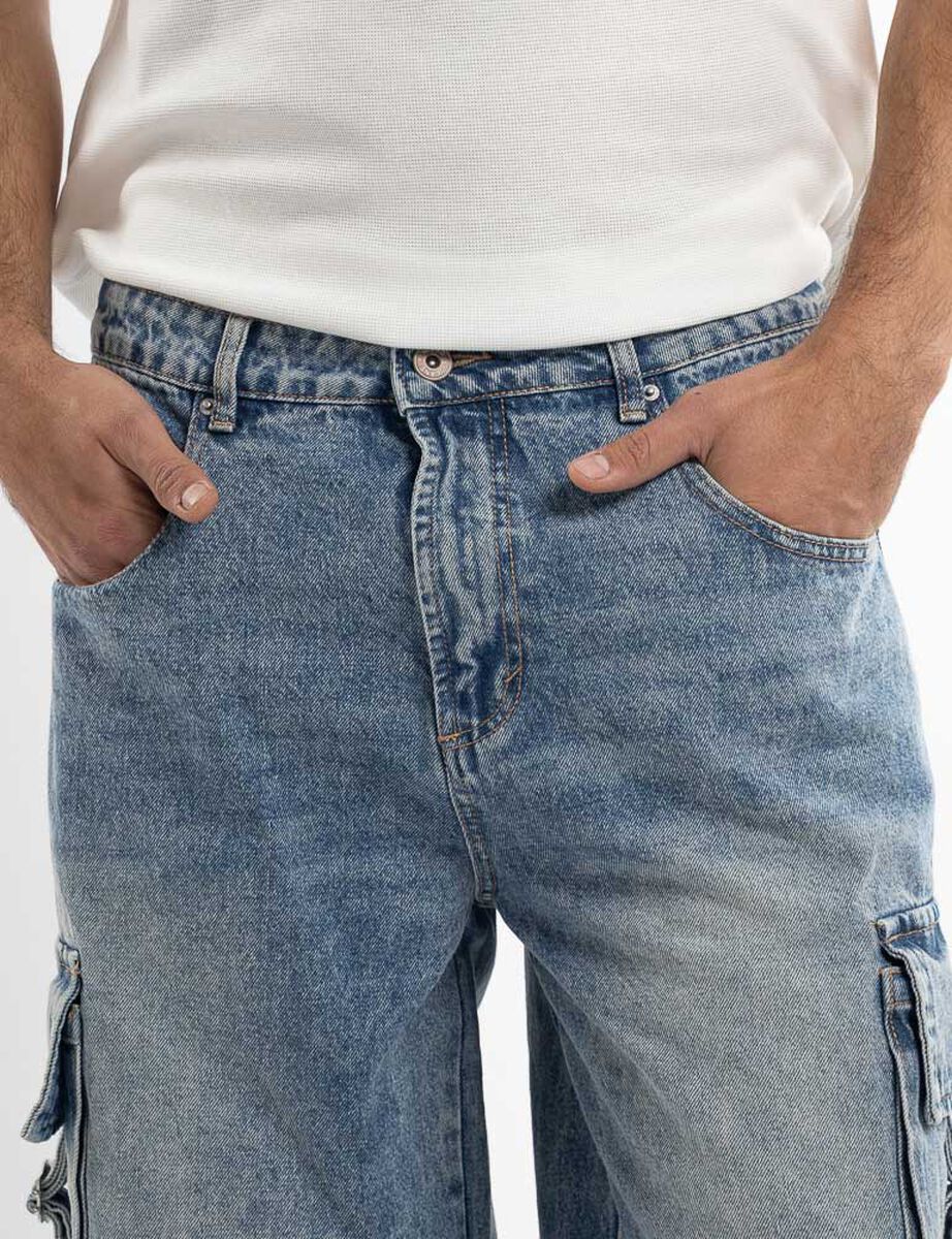 Jeans Cargo Hombre Icono