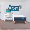 Combo Cama Europea CIC 1 Plaza Excellence + Escritorio Basic Blanco