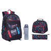 Pack Mochila + Lonchera + Estuche + Botella Cool  Head