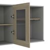 Mueble de Cocina Superior TuHome Hasselt 5 Puertas Gris Rovere