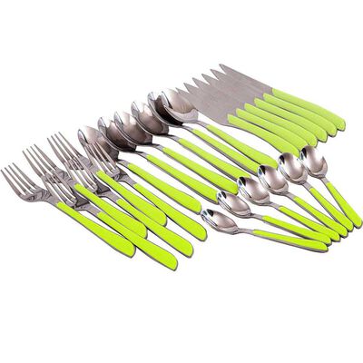 Imagen 1 del producto Juego de Cuchillería Doral Colorful 24 Piezas Verde