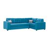 Sof&aacute; Seccional Derecho Living Factory Dubai 5 Cuerpos Azul Piedra