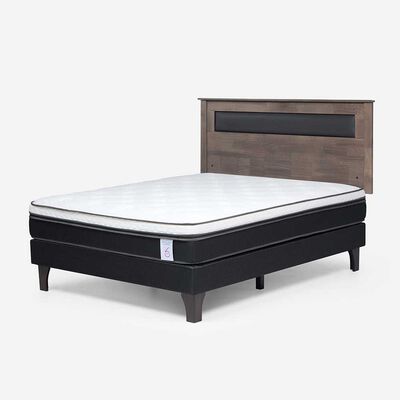 Imagen 2 del producto Combo Cama Europea Rosen 2 Plazas New Style 6 BN + Respaldo Ferrara