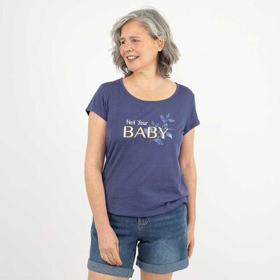 Polera Con Estampado Manga Corta Mujer Portman Club