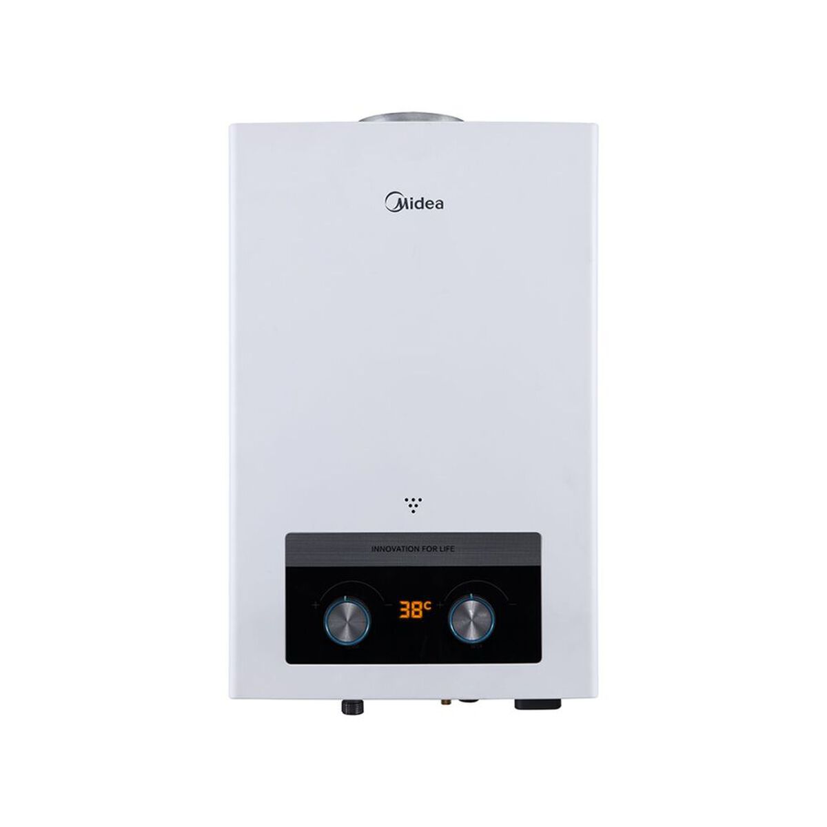Calefont Gas Licuado Midea MGWH7-14MDNCLW-GL Tiro Natural 7 lts.
