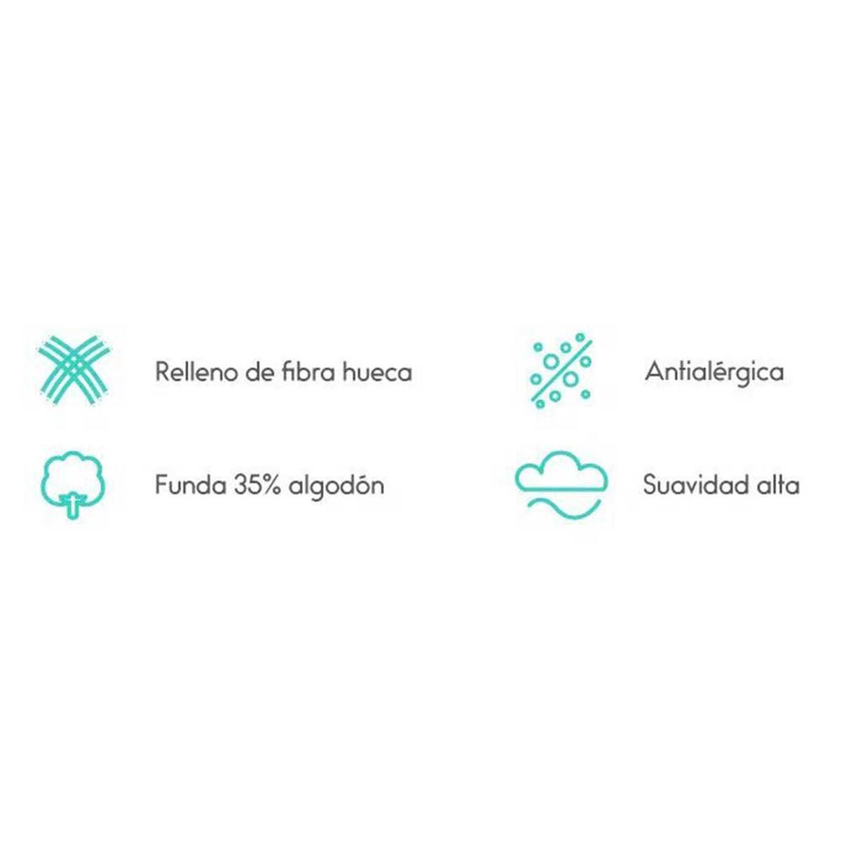 Set 2 Almohadas Rosen Soft Ligth 50 x 70 cm