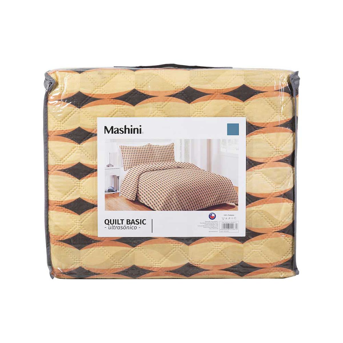Quilt Estampado Mashini 2 Plazas Cordoba Murray