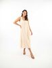 Vestido Lino Maxi Sin Mangas Mujer Alma