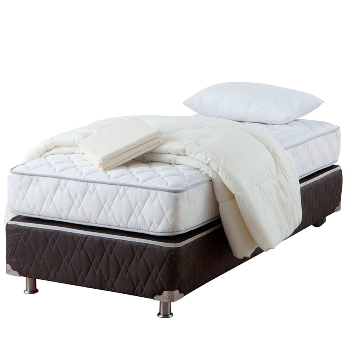 Box Spring 1,5 plazas Rosen + Textil 