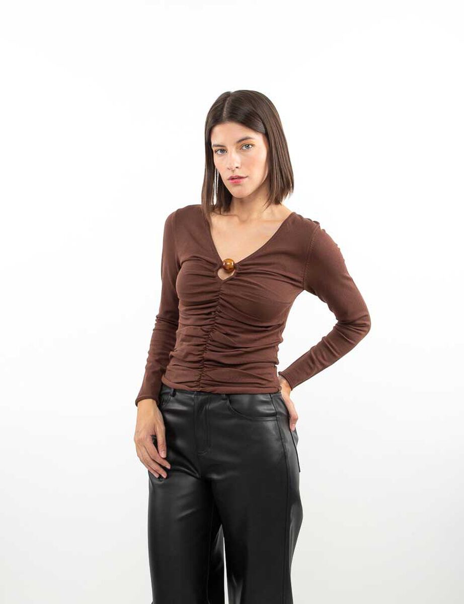 Polera Manga Larga Mujer Zibel