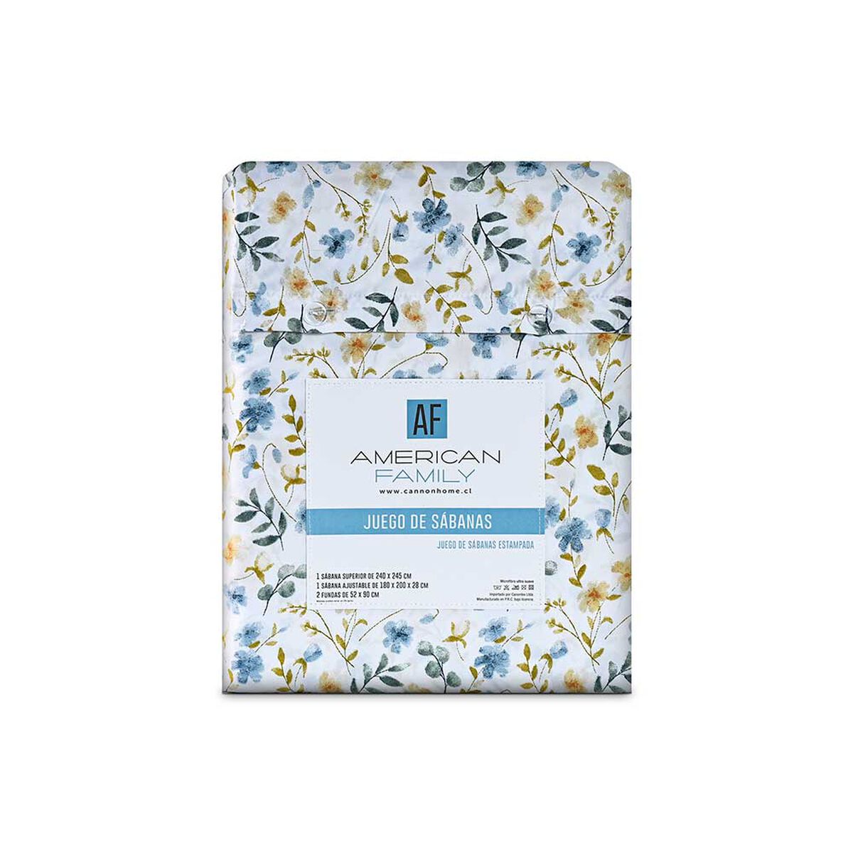 Juego de S&aacute;banas American Family King Milan