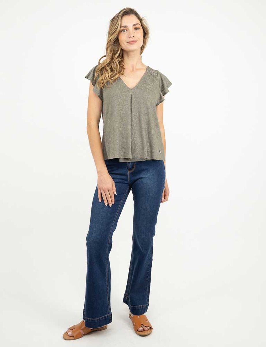 Blusa Manga Corta Mujer Zibel