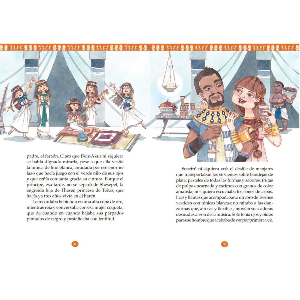 Libro Senefrú, Princesa Egipcia Ana María Güiraldes; Jacqueline Balcells Zig-Zag