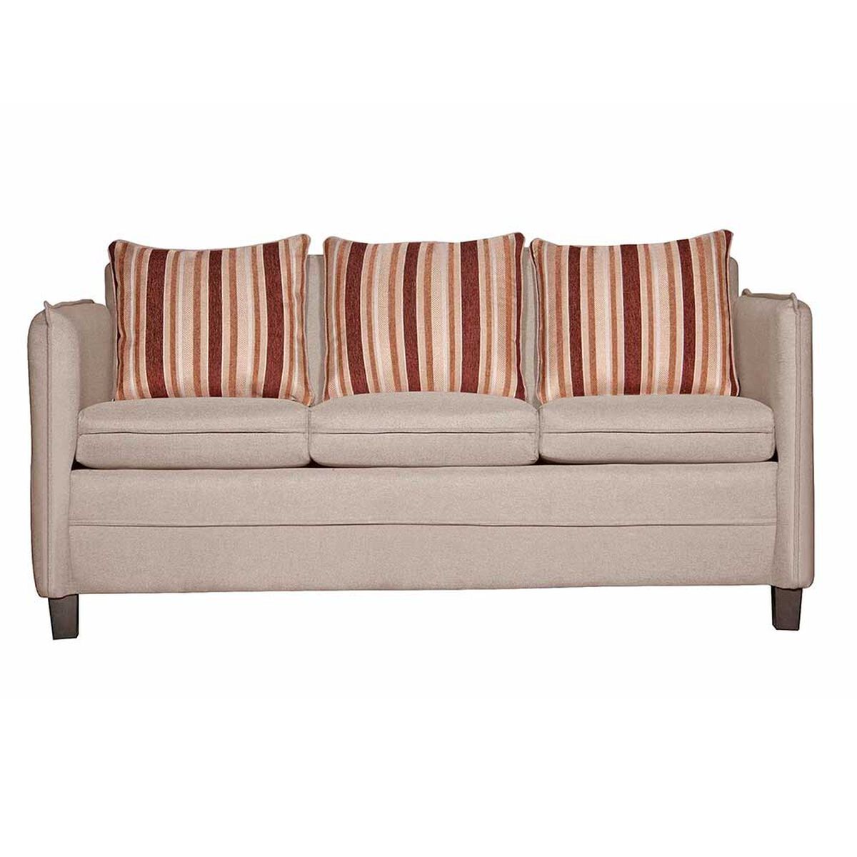 Juego de Living Ruzam Mobel Barcelona Sofá 3 Cuerpos + Dos Sillones 1 Cuerpo Lino Beige