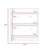 Cómoda TuHome Bi Color Blanco Duna 2 Puertas