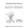 Coche de Paseo 360° Reclinable Playkids Blanco Lubabycas