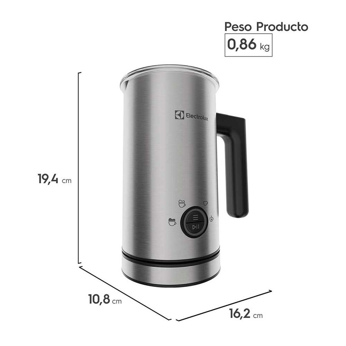 Espumador de leche Electrolux EMF10