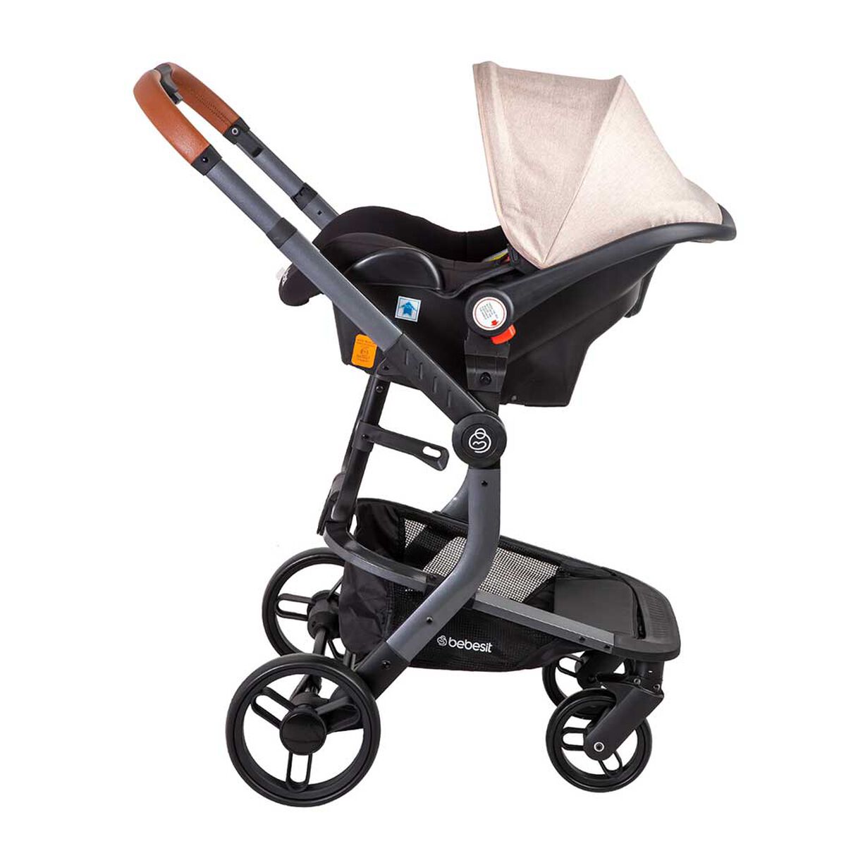 Coche Travel System con Silla y Base de Auto Bebesit