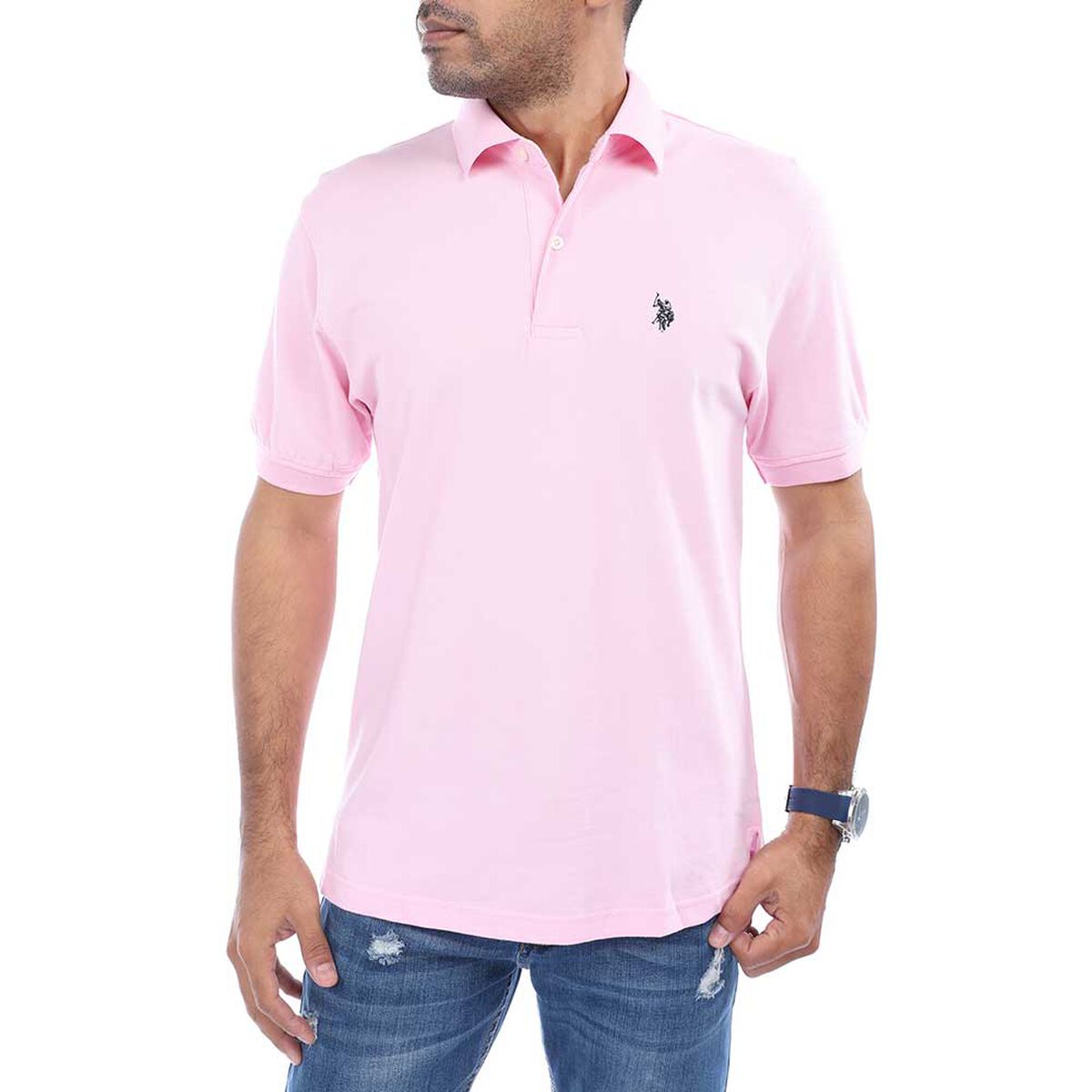 Polera Piqué Caballo Chico Hombre Us Polo Assn