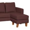 Sofá Seccional Intercambiable Latam Home Venecia 3 Cuerpos Chocolate