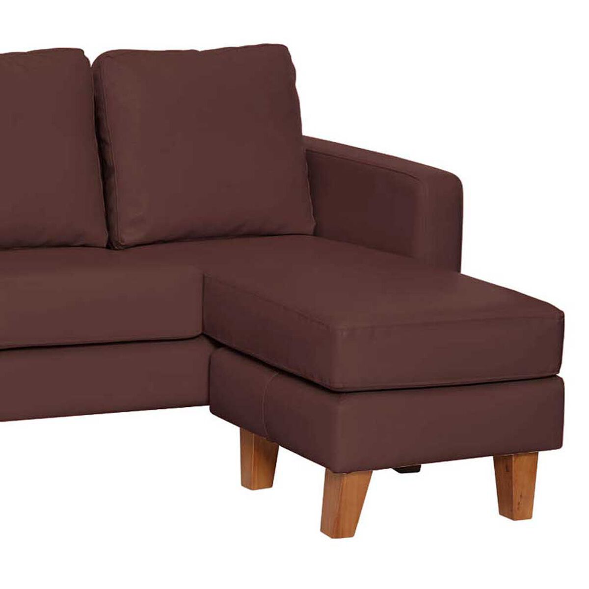 Sofá Seccional Intercambiable Latam Home Venecia 3 Cuerpos Chocolate