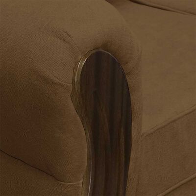 Imagen 2 del producto Sofá Seccional Modular Elegant Detail Girona 7 Cuerpos Tela Café