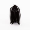 Billetera Lisa Negra Eco Cuero Mujer Icono