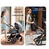 Coche Travel System con Accesorios LuBabycas X1 Azul