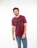 Polera Slim Con Estampado Manga Corta Hombre Zibel
