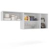 Mueble Aereo de Cocina Royal Vekkahome 4 Puertas Blanca