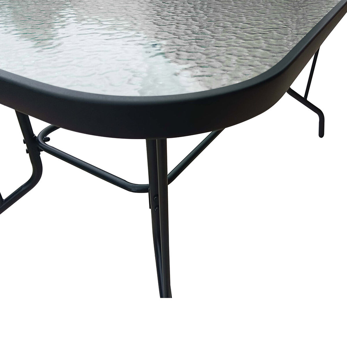 Juego de Comedor Terraza Casanova 6 Sillas Negro