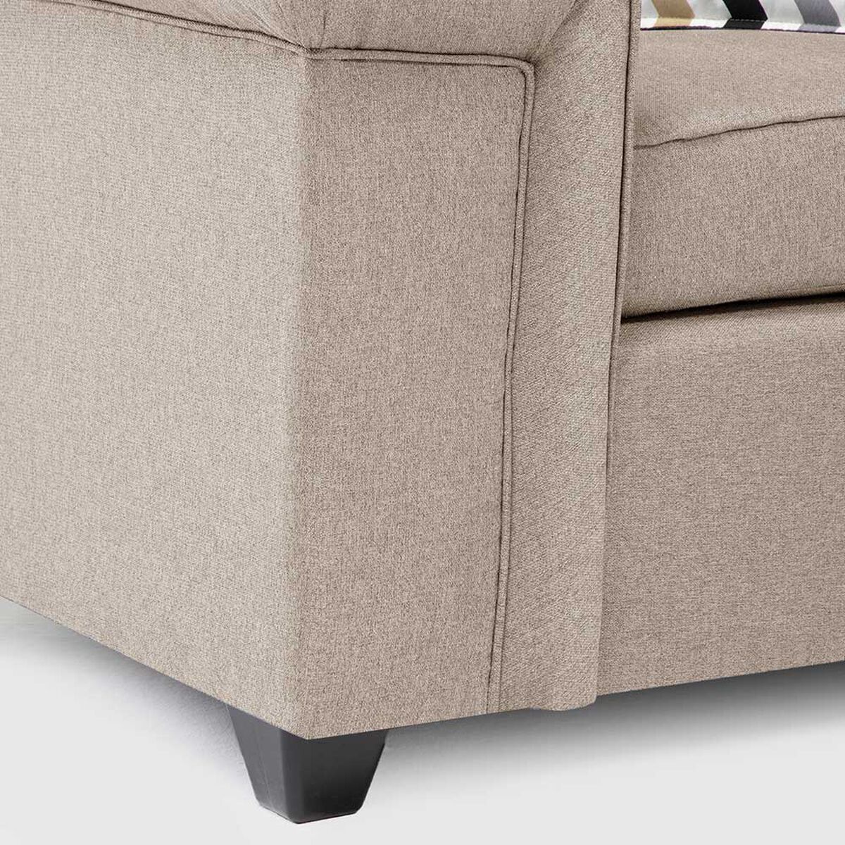 Sof&aacute; Seccional Mons Sicilia 5 Cuerpos Beige