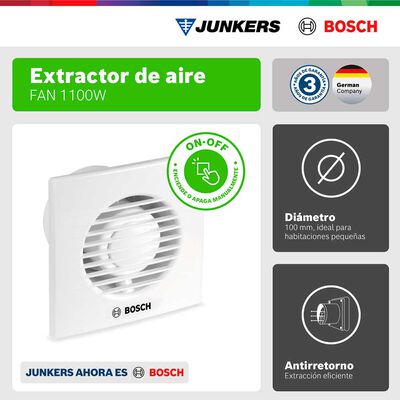 Imagen 2 del producto Extractor Aire Bosch Fan 1500 DH W