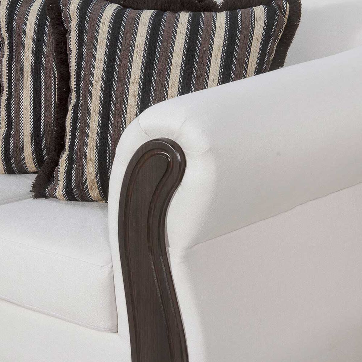 Juego de Living Black Factory Sofia 5 Cuerpos Crudo