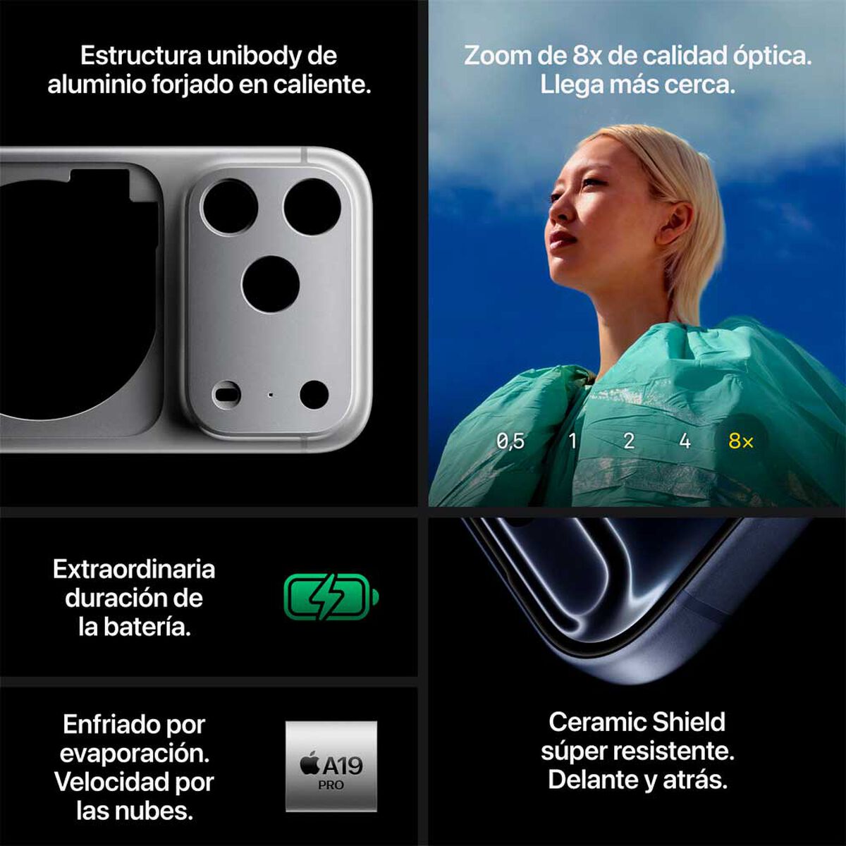 iPhone 17 Pro Max 256GB Plata