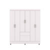 Clóset Vekkahome Americano 6 Puertas 2 Cajones Blanco