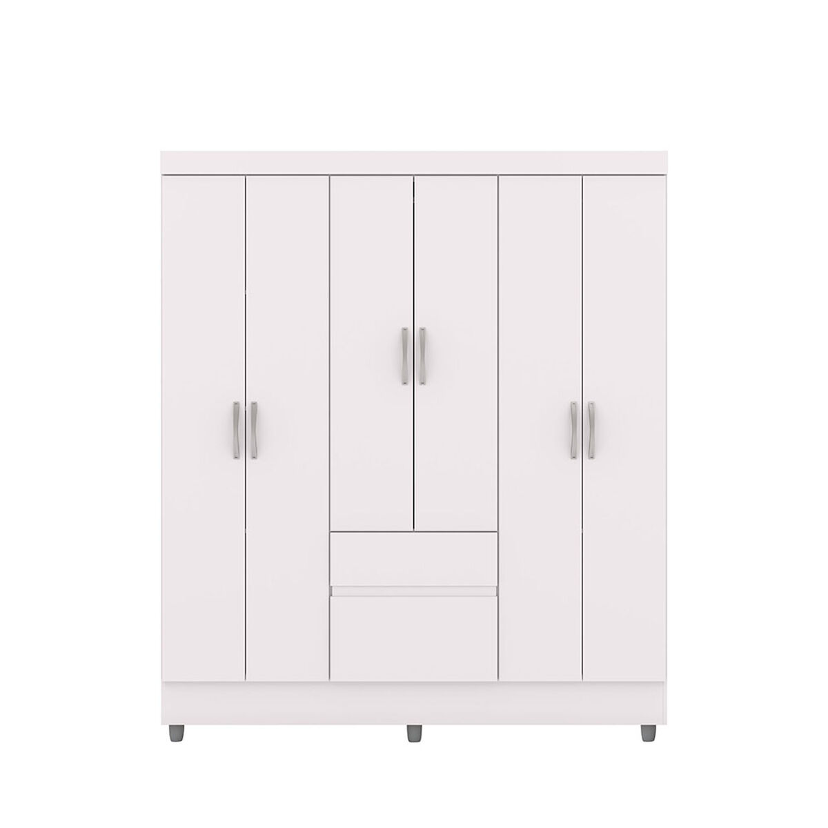 Clóset Vekkahome Americano 6 Puertas 2 Cajones Blanco